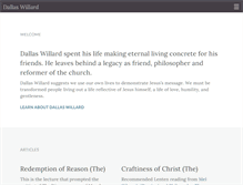 Tablet Screenshot of dwillard.org